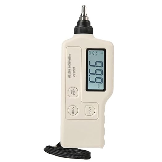 Handheld Digital Vibration Meter with LCD Display,Vibrometer Gauge Tester Analyzer,Check The Vibration Meters of The Motor, Machinery, and Bearings