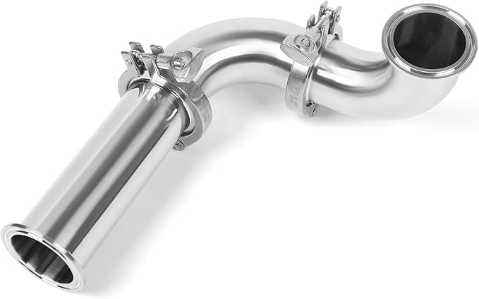 Elbow 1" Tri Clamp Elbow 90 Degree Pipe Fitting 25mm Pipe OD Sanitary Fitting Stainless Steel 304