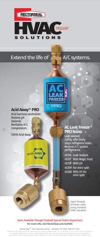 RectorSeal AC Leak Freeze 45309 Leak Sealant, Easy Application, HVAC, .5 oz.