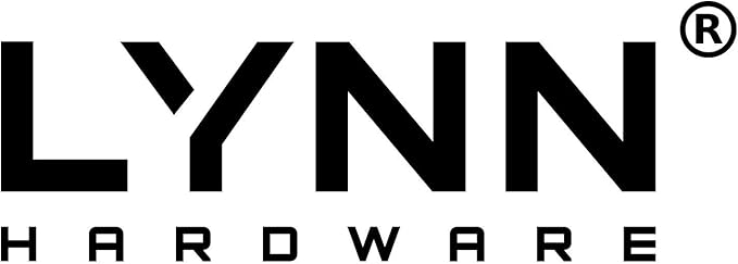 LYNN HARDWARE Commercial Door Lever Lock - Heavy-Duty Locking Door Handle, Designer Door Handles, Cylindrical Lever Lock, Non-Handed Grade 2 Door Handle, Satin Chrome, Storeroom Function
