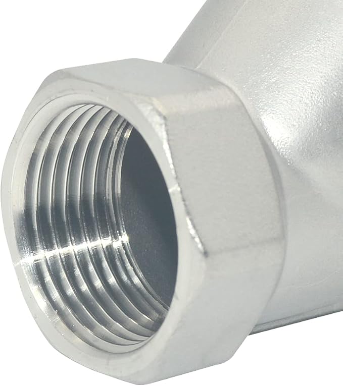 1" WYE Strainer Mesh Filter Valve,800WOG Y-Spring NPT Female Check Valve,Stainless Steel SS316 CF8M