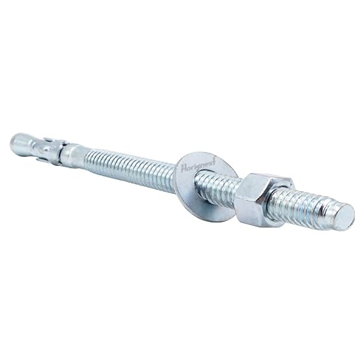 1/2" x 5-1/2" Wedge Anchor, for Cement and Concrete only, zinc-Plated Carbon Steel Screws and lag Bolts （ 30 pcs