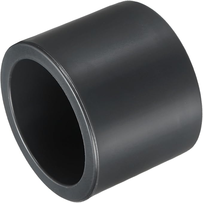 1Pcs 1/2" PVC External End Cap Fitting, SCH80 Furniture Grade PVC Pipe Plug Adapter, Pipe Cover Fittings for DIY Project, Irrigation System, Plumbing Framework, Garden Structures