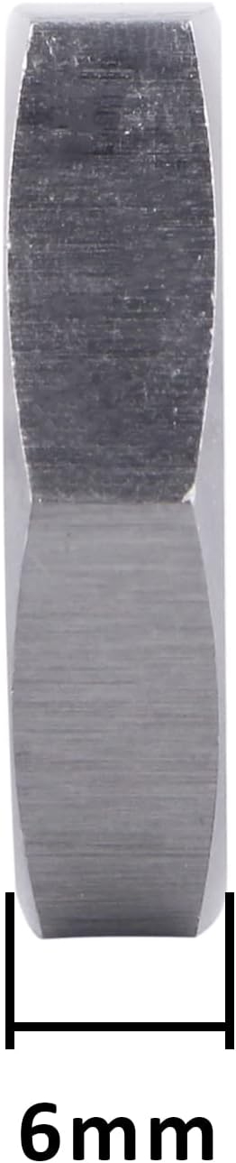 DERNORD Cast Pipe Fitting Stainless Steel 304 Hex Locknut 3/8 Inch NPT Female (Pack of 2)
