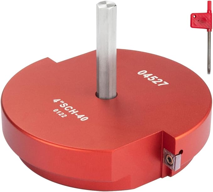 2 Wings PVC Pipe Reamer, Plastic PVC Pipe Fitting Saver Kit Fit into Standard 1/2" Drills 4inch Head Socket Saver Tool