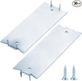 Wensilon(30 pcs) Zinc 1.5X4 Inch 16-Gauge Anti-Nail Protection Plate Shield, Nail Plate for Wood Studs, Steel Cable Wire Protector Plate with Sharp Pointed Prongs for Protection Plumbing and Wiring