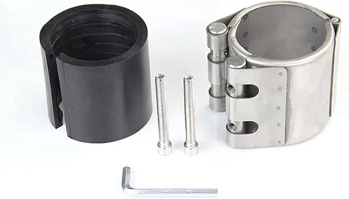 Pipe Repair clamp,Leak Sealer,Emergency Pipe Repair Kit for Plastic and Metal Pipes (60mm-65mm/2.5 inch)