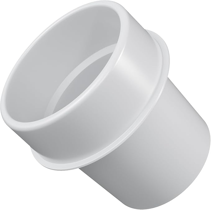 Dual-Size Lawn Drain Adapter, Fits 3" & 4" SCH 40 Pipes, Heavy-Duty Compression Connector for Yard Drainage, Compatible with Debialo 4" Grate & Angled Drain Systems