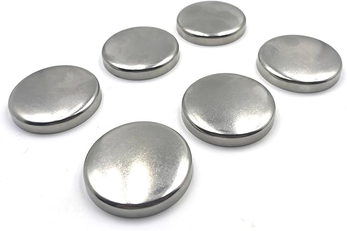 6 Pcs 3900965(2.28inch/58.06mm) Engine Stainless Steel Expansion Freeze Plugs Compatible with Dodge Ram Cummins 89-06 2500,3500,4B3.9,6B5.9,6C8.3,B5.6,B6.7,G8.3,ISB3.9,5.9,6.7,ISD6.7