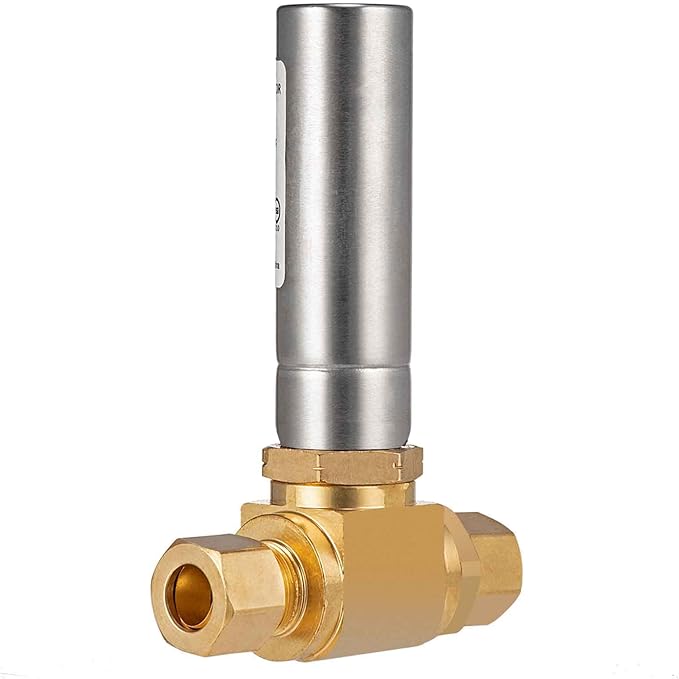 (2 Pack) Lidertik Water Hammer Arrestor for Dishwasher and Toilet 3/8 Inch Male Compression and 3/8 Inch Female Compression, Absorb Shock and Reduce Noise for Water Pipe