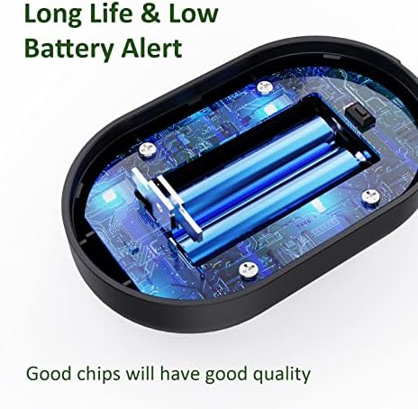 Water Leak Detector Sensor Alarm: Home Water Flooding Monitor Smart Sink Overflow Monitoring Adjustable Wet Moisture Alert Pipe Leakage Drip Detection Warning for Basement Floor (1 Sensor)
