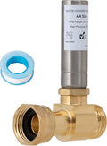 SUNGATOR 3/4 Inch Washer Water Hammer Arrestor, 3/4" GHT Male x 3/4" GHT Female Washing Machine Water Hammer Arrestor for Laundry Line, Stop Hose Shock, 1 Sealing Tape Include