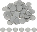 uxcell 50Pcs Plastic Hole Plugs, 1-2/5"(35mm) Flush Type Panel Round Screw Caps Cover Fastener Knockout Locking Plugs for Furniture Insert End Caps Panels, Gray