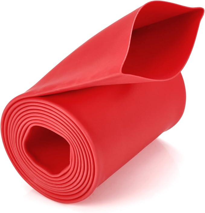 Chanzon 2:1 Ratio 1-1/2"(40mm) Heat Shrink Tubing 3.3Ft Roll (1M Total Length) Red Polyolefin Sleeving Wrap Shrinking 2 to 1 1pcs