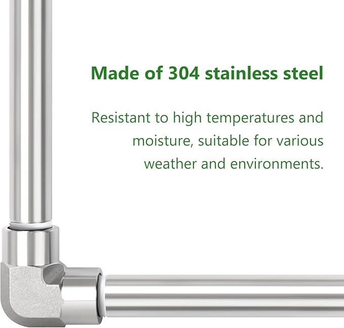 TAISHER 2PCS Stainless Steel Pipe Fittings, 3/4" NPT Male x 3/4" NPT Male Threaded, 12" Length Thickened Nipple Cast Pipe