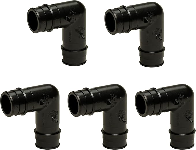 [5-Pack] PROCURU 1-1/4 Inch 90 Elbow Expansion PEX-A F1960 Plumbing Fitting (8AP9004-5P)