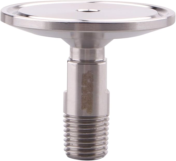 DERNORD 1.5''Tri clamp Adapter to 1/4 inch MNPT Thread Ferrule Sanitary Pipe Fitting