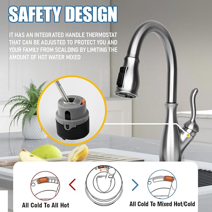 RP50587 Cartridge Valve Replacement for Delta RP50587 Valve Cartridge, Compatible with Single-Handle Kitchen and Lavatory Faucets-Includes Allen Wrench