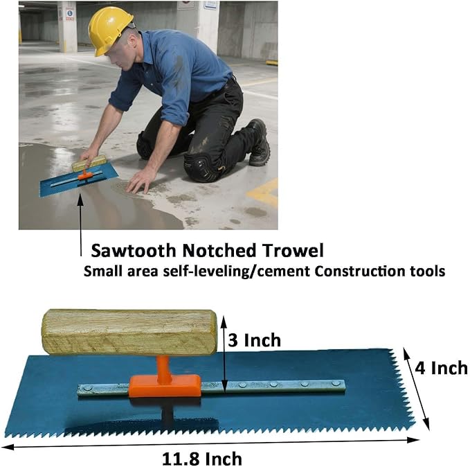 Self Leveling Concrete Tool Spiked Roller for Self Leveling Epoxy Floor Kit Multi-Person Simultaneous Construction of Floor Leveling Tools Suite