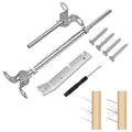 CKE 10 Pairs Cable Railing Kit 1/8" Swage Toggle Turnbuckle Hardware T316 Stainless Steel Cable Railing Hardware for Wood Post, Angle 180° Adjustable Stairs Deck Cable Railing Kit 20 Cable Lines, CR25