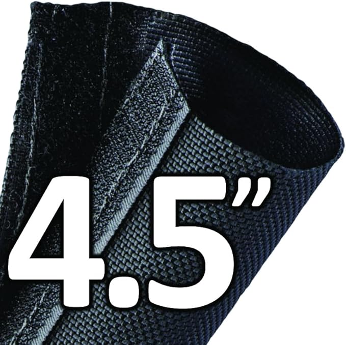 Electriduct 4.5 Inch HVAC Protective Sleeve Wrap Around Existing Foam Insulation UV Weather Resistant Outdoor Pipe Protection Cover for Heat Pump A/C Air Conditioning Copper Line Sets - 150 Feet