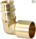 XFITTING Pex A 3/4 Inch x 3/4 Inch Female Elbow Sweat, 31-1-2=2XX, 2 Pieces