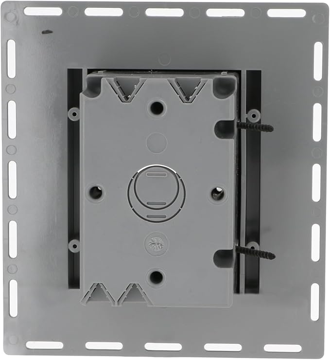 TayMac MR420CG 1-Gang Recessed Enclosure Extra Duty, 6-in-1 Nonmetallic Weatherproof in-Use Cover, Horizontal/Vertical, Gray (Pack of 4)