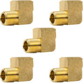 Street Elbow 90 Degree 1/2" Male NPT x 1/2" Female NPT Pipe Connector 5-Pack