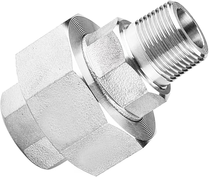 Stainless Steel 304 Cast Pipe Fitting, Union, 1" NPT Female x 1" NPT Male, 1pc
