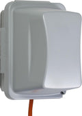 Taymac MM710G Jumbo 4-3/4-Inch Depth Weatherproof In-Use Plastic Cover 16 Configurations Vertical/Horizontal One Gang, Grey