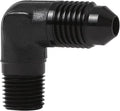 EVIL ENERGY 4AN to 1/8" NPT Male 90 Degree Fitting Adapter Aluminum