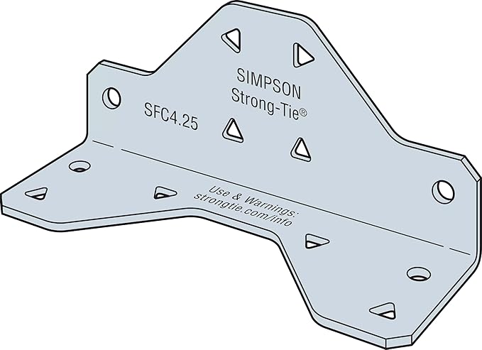 Simpson Strong-Tie SFC4.25-R175 SFC 1-1/2 in. x 1-3/4 in. x 4-1/4 in. Steel Framing Connector (175-Qty)