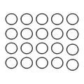 HARFINGTON 20pcs Nitrile Rubber O-Rings 48mm OD 40mm ID 4mm Width Metric Buna-N NBR Sealing Gasket Plumbing Sealing Repair O Rings for Car Auto Vehicle Repair Faucet Air Gas