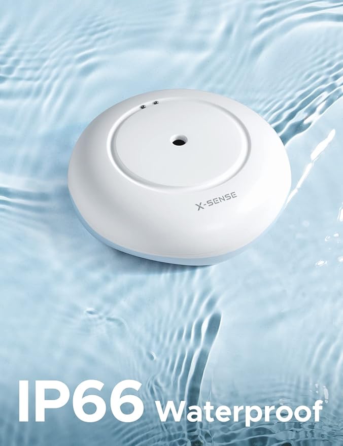 X-Sense Water Leak Detector for Basements, Sinks, Tanks, Pools, Model WS01