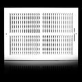 16x12 Vent Register [Duct Opening], Vent Covers for Home Ceiling, Two-Way Ventilation Register, Adjustable Solid Steel Wall Register Vent Cover (16"W x 12"H [Duct Opening])