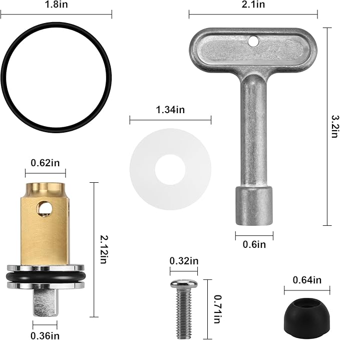 Wall Hydrant Repair Kit, Fits for Zurn HYD-RK-Z1321-CXL Z1321-CXL/ Z1320-CXL