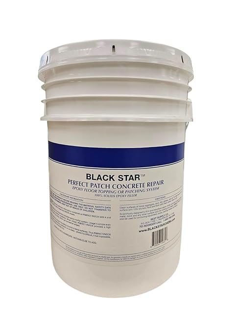 BLACK STAR Perfect Patch Concrete Repair Kits - Restores Cracked, Pitted, or Worn Concrete Surfaces