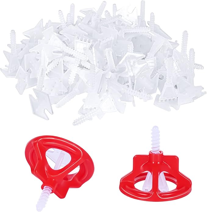 Professional Tile Leveling System Kit，Anti-Loosening Spacers/Wall, Bathroom Tiling - 1/16" Precision Alignment & Grout Spacing Tools(2000base, 1/16)