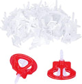 Professional Tile Leveling System Kit，Anti-Loosening Spacers/Wall, Bathroom Tiling - 1/32" Precision Alignment & Grout Spacing Tools(500base, 1/32)