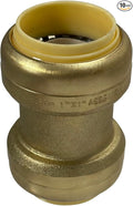 XFITTING Push Fit 1 Inch x 1 Inch, 1 in Push Fit Coupling, 27-1-2=10XX, 10 Pieces