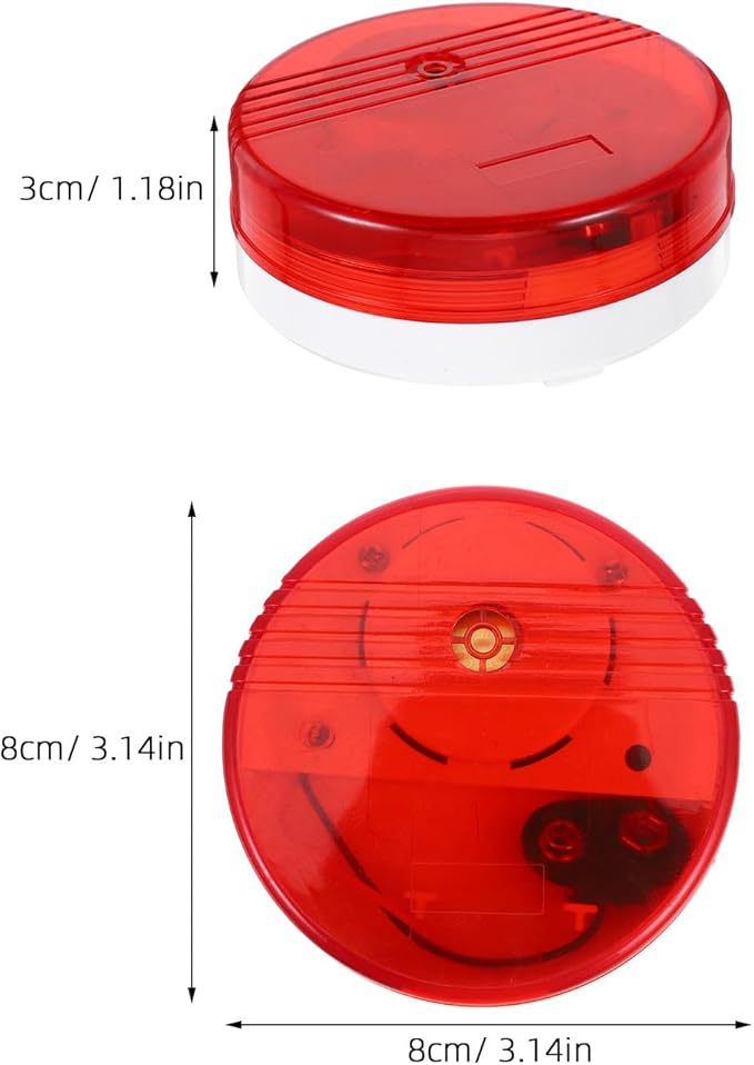 Water Leak Detector Waterproof Water Leak Warning Sensor with LED Indicator for Home Basement Bathroom Kitchen Flood Detection