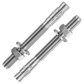 5Pcs 1/2x5 Inch Standard Fasteners for Heavy-Duty 304 Stainless Steel Wedge Anchors for Cement and Concrete