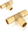50-Pack HeSun PEX-A Fitting, 1"x1"x1" Expansion Tee, PEX Expansion Fitting Tee, ASTM F1960(PEX1960044-50)