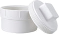 4" Pvc Sewer Cleanout Adapter With Plug Pipe Cover Cap Fitting,PVC DWV Drainage Sewer Cleanout for Outdoor Garden