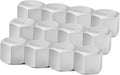 ChillWaves 304 Stainless Steel Pipe Fitting, Hex End Cap Pipe Fitting，1/4" NPT Female，Thread Adapter(12-PACK)