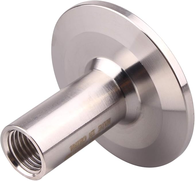 DERNORD Sanitary Female Threaded Pipe Fitting to 1.5 Inch Tri Clamp (Pipe Size: 1/4" NPT （1.5 Inch Tri clamp）)