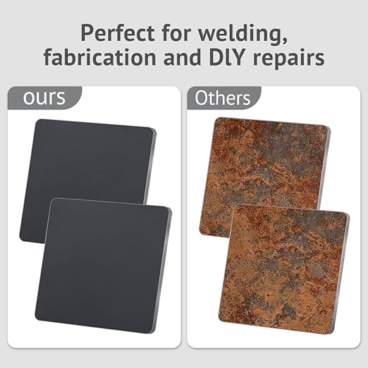 12 X 12 X 1/4 Inch A36 Steel Plate Hot Rolled, hot Rolled Stainless Steel Plates,Square Plate for Construction Boards, Structure Support, Weldable Square and Industrial (2, 12" x 12"x1/4")
