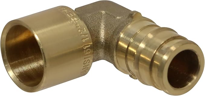10 Pcs XFITTING Pex A 1/2 Inch x 1/2 Inch Male Elbow Sweat, 30-1-3=10XX