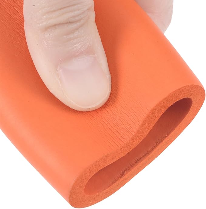 uxcell Foam Tubing for Handle Grip Support, Pipe Insulation Outside Pipe Lagging, 25mm(1") ID 35mm(1 3/8") OD 1m Orange
