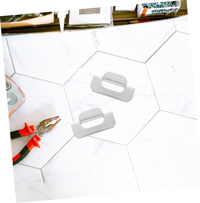 OUNONA 10pcs Buckle Slot I-Shaped Cover Panel Hardware Drywall Clips Repair for Wall Panel Installation